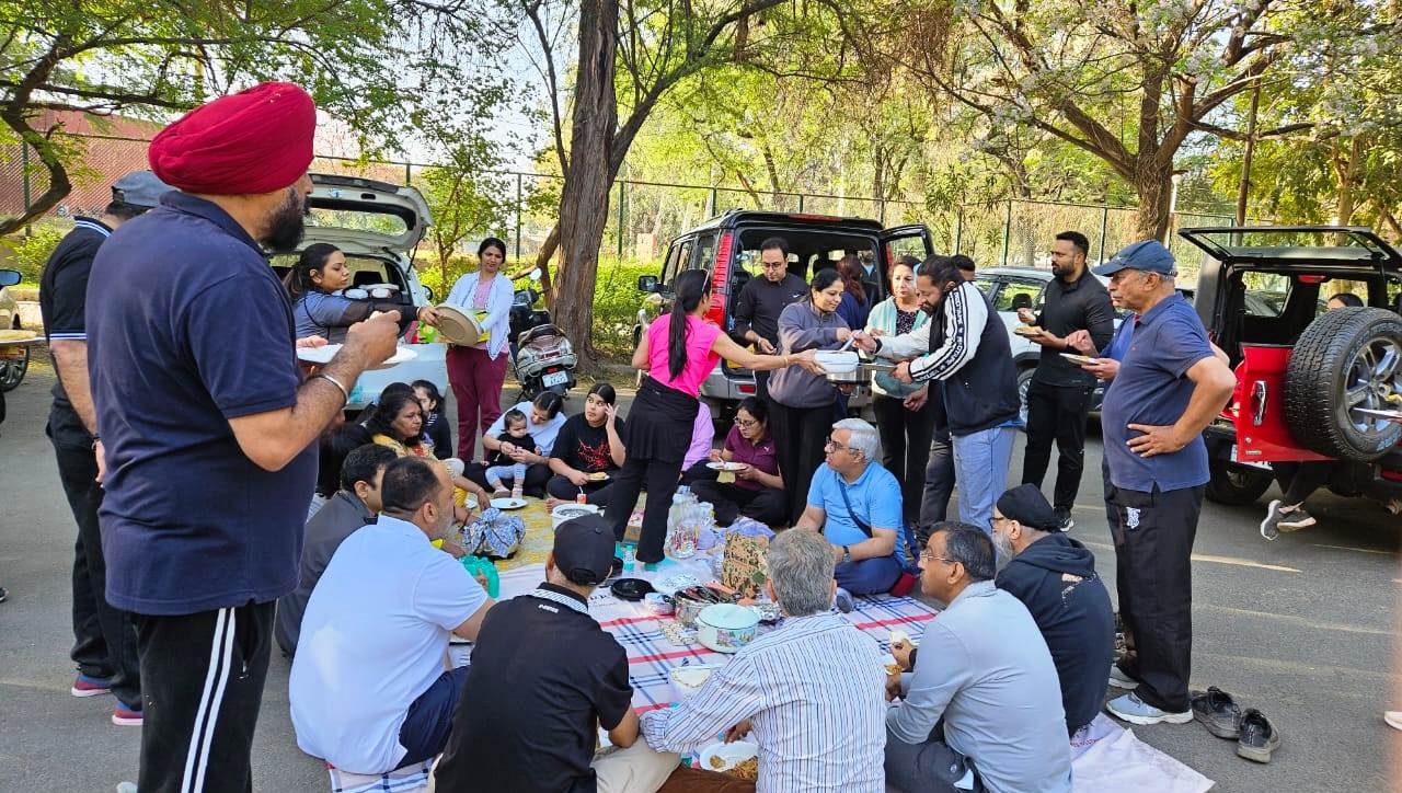 Morning walk, at lake nature trail