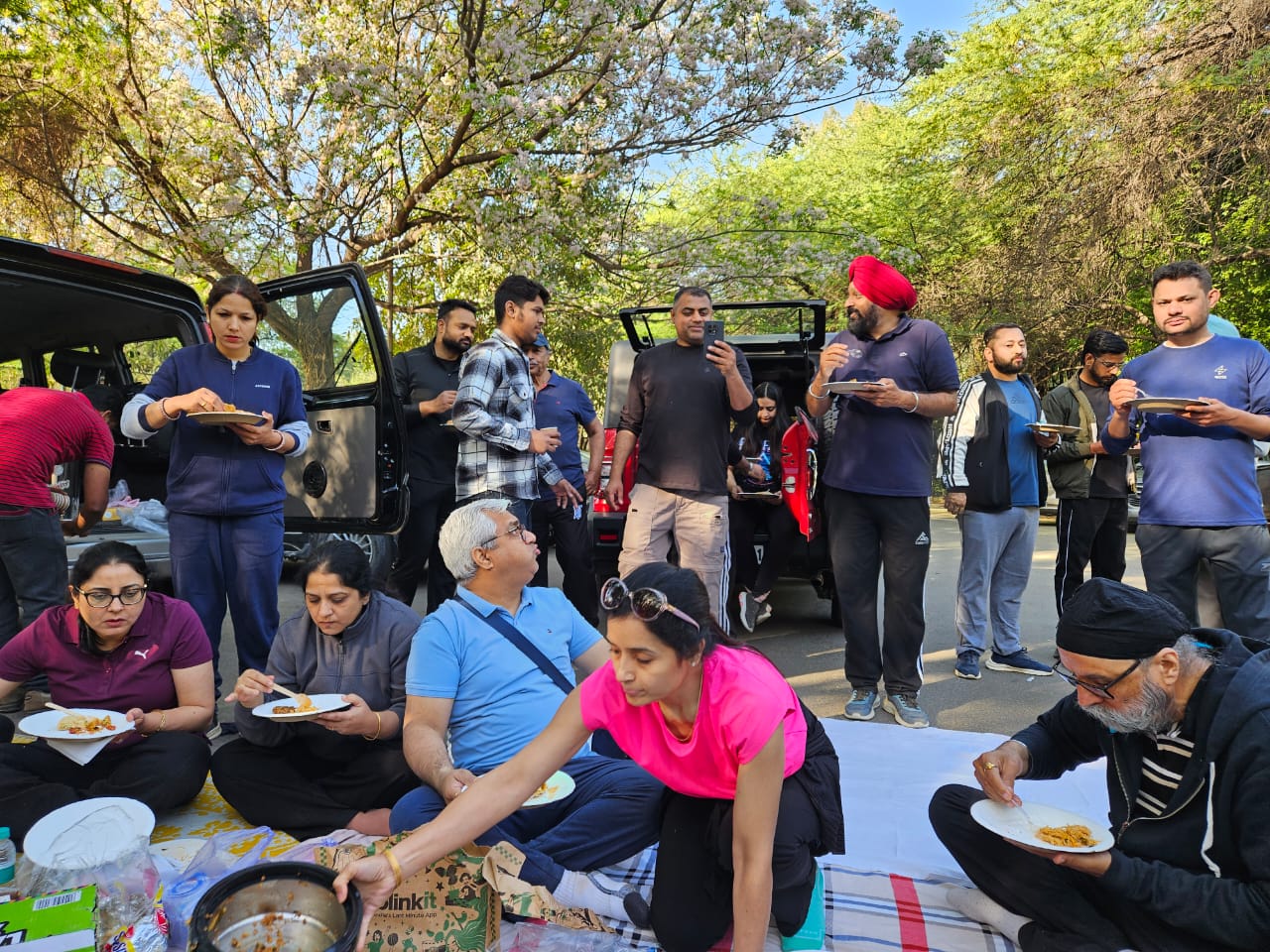 Morning walk, at lake nature trail